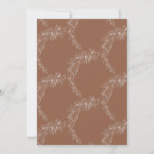 Einfache Herberge Terracotta Gran Café Einladung (Rückseite)