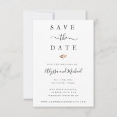 Einfache Herbstfolie Save the Date (Vorderseite)