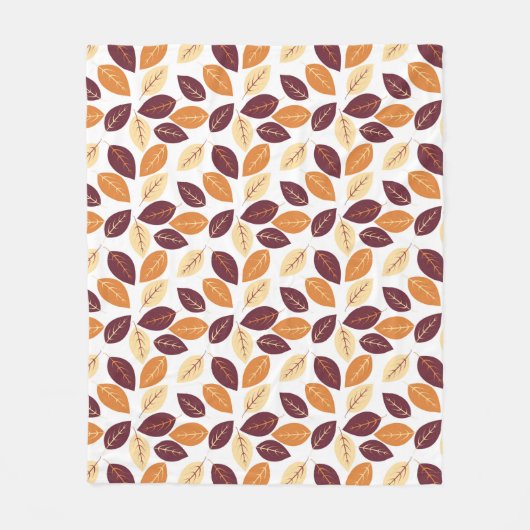 Einfache Herbstleaves Fleece Blanket (Vorderseite)