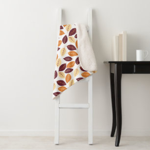 Einfache Herbstleaves Sherpa Blanket Sherpadecke