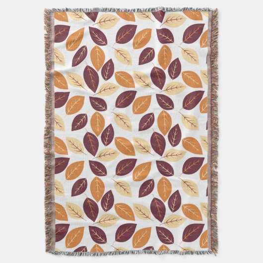 Einfache Herbstleaves-Throw-Blanket Decke (Vorderseite Vertikal)