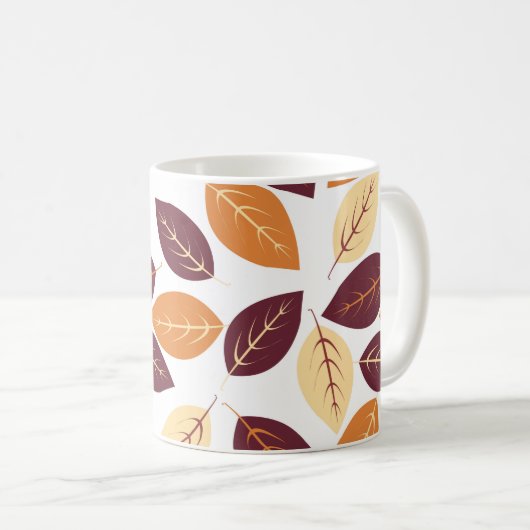 Einfache Herbstrückgänge Kaffeetasse (VorderseiteRechts)