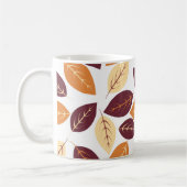 Einfache Herbstrückgänge Kaffeetasse (Links)