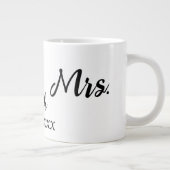 Einfache Herr und Frau Jumbo-Tasse (Rechts)