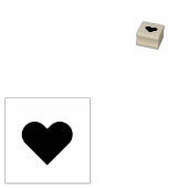 Einfache Herzloyalitätskarte Gummistempel (Stempel)