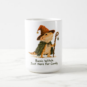 Einfache Hexe, nur hier für Süßigkeiten Bartagame Kaffeetasse