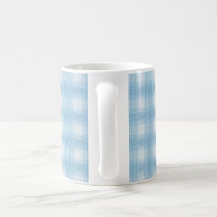 Einfache Himmelblau-Muster-Tasse Kaffeetasse