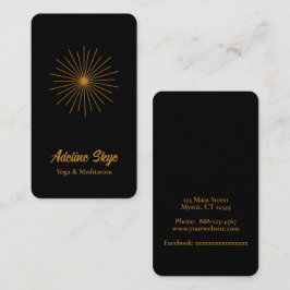 Einfache Himmelssonne Visitenkarte