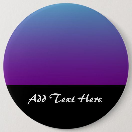 Einfache Hintergrundfarbe Türkis Blau Lila Button (Vorderseite)