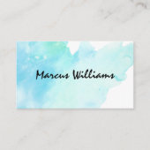 Einfache Hintergrundfarbe Visitenkarte (Vorderseite)