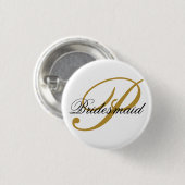 Einfache Hinzufügen von Monogramm benutzerdefinier Button (Vorne & Hinten)