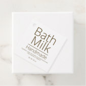 Einfache, hoch entwickelte Bath Milk Business Hobb Geschenkanhänger (Beispiel)