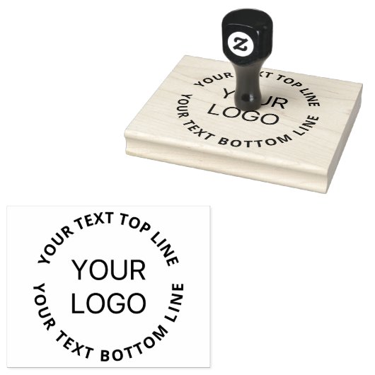 Einfache Hochladen und benutzerdefinierbarer Text Gummistempel (Stempel)