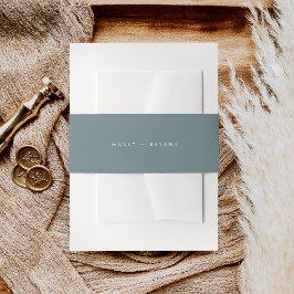 Einfache Hochzeit an der Küste Einladungsbanderole