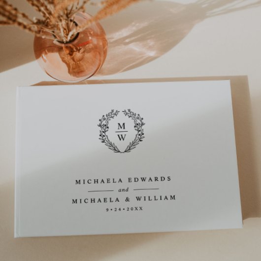 Einfache Hochzeit der Botanischen Kranzfresse Gästebuch