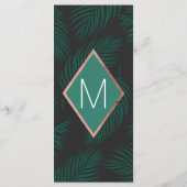 Einfache Hochzeit der getilgten Rose Programm (Rückseite)