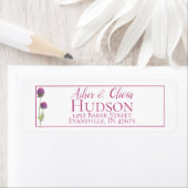 Einfache Hochzeit der Wasserfarbe Amaranth Thistle (Insitu)