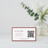 Einfache Hochzeit des Botanischen Wappen Begleitkarte (Stehend Vorderseite)