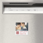 Einfache Hochzeit des chinesischen Red Double Happ Magnet (In Situ (Geschirrspüler))