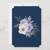 Einfache Hochzeit Einladung (Rückseite)