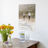 Einfache Hochzeit Foto willkommen Eukalyptus Foliendrucke (Ablage(Küche))