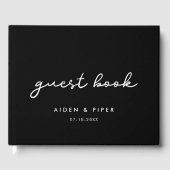 Einfache Hochzeit Gästebuch (Vorderseite)