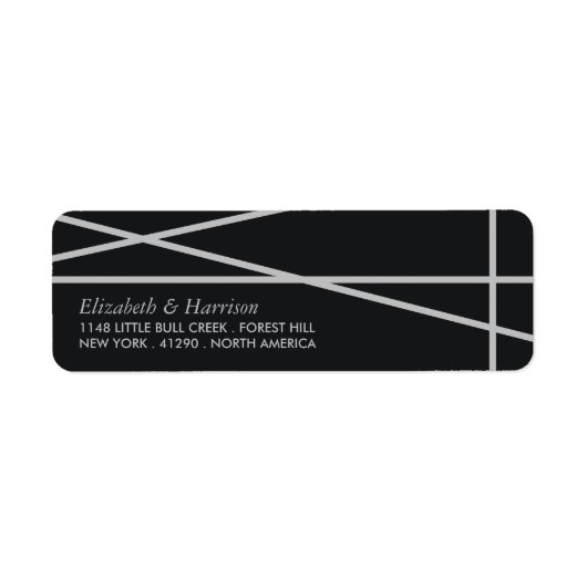 Einfache Hochzeit geometrischer Art (Vorne)