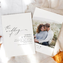 Einfache Hochzeit im eleganten Foto