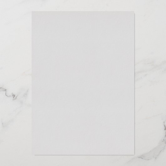 Einfache Hochzeit in hellgrauem Monogramm Folieneinladung (Rückseite)