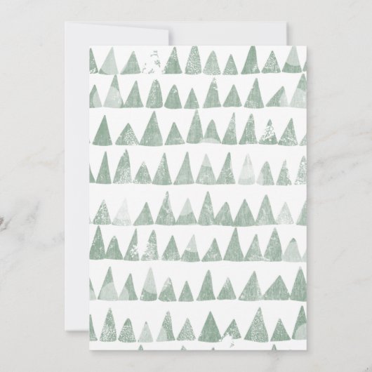 Einfache Hochzeit mit Foto und Typografie Save The Date (Rückseite)