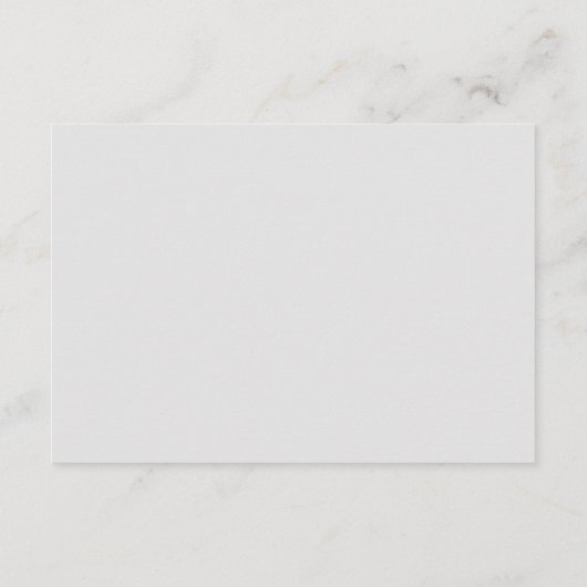 Einfache Hochzeit mit hellgrauem QR-Code RSVP Karte (Rückseite)