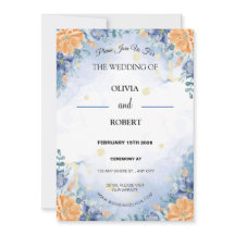 Einfache Hochzeit mit Minimalistischem Gelbblüteng