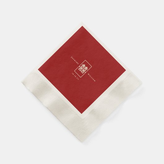 Einfache Hochzeit mit Rectangle für chinesisches G Serviette (Ecke)
