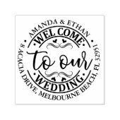 Einfache Hochzeit Permastempel (Design)