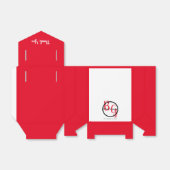 Einfache Hochzeit Personalisierter Initialen Geschenkschachtel (Ungefaltet)