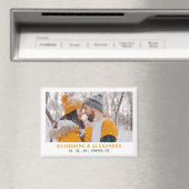 Einfache Hochzeit retten das Datum Modernes Minima Magnet (In Situ (Geschirrspüler))