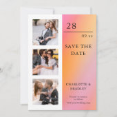 Einfache Hochzeit Speichern Sie das Foto Datum Save The Date (Vorderseite)