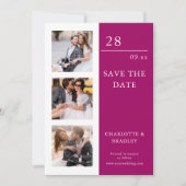 Einfache Hochzeit Speichern Sie das Foto Datum Save The Date (Vorderseite)