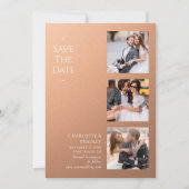 Einfache Hochzeit Speichern Sie das Foto Datum Save The Date (Vorderseite)