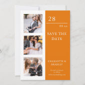 Einfache Hochzeit Speichern Sie das Foto Datum Save The Date (Vorderseite)