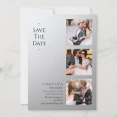 Einfache Hochzeit Speichern Sie das Foto Datum Save The Date (Vorderseite)