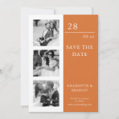 Einfache Hochzeit Speichern Sie das Foto Datum Save The Date (Vorderseite)