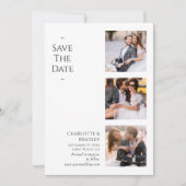 Einfache Hochzeit Speichern Sie das Foto Datum Save The Date (Vorderseite)