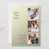 Einfache Hochzeit Speichern Sie das Foto Datum Save The Date (Vorderseite)