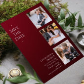 Einfache Hochzeit Speichern Sie das Foto Datum Save The Date