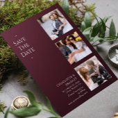 Einfache Hochzeit Speichern Sie das Foto Datum Save The Date