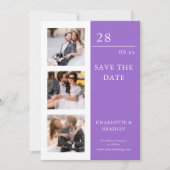 Einfache Hochzeit Speichern Sie das Foto Datum Save The Date (Vorderseite)