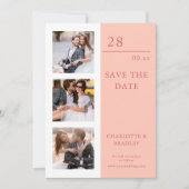 Einfache Hochzeit Speichern Sie das Foto Datum Save The Date (Vorderseite)