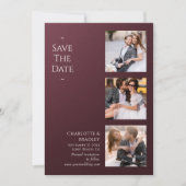 Einfache Hochzeit Speichern Sie das Foto Datum Save The Date (Vorderseite)
