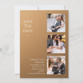 Einfache Hochzeit Speichern Sie das Foto Datum Save The Date (Vorderseite)